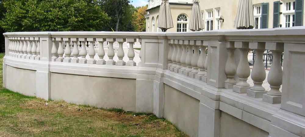 cast-stone,landscape,Balustrade,balustrade system,precast concrete,gfrc,exterior archetectural